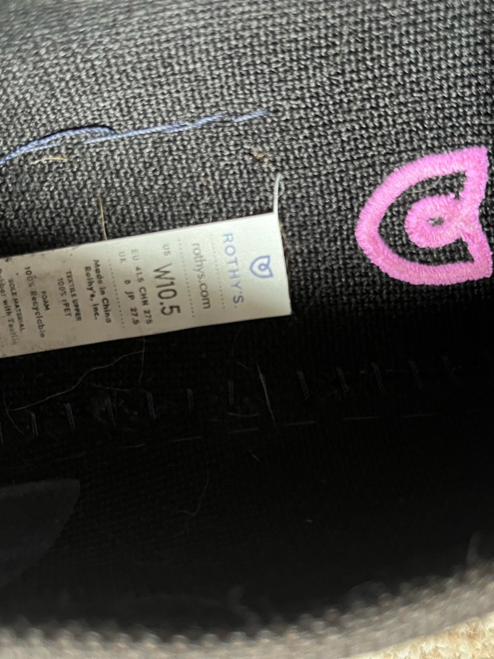 Rothy's The Driver Loafers, Women’s Size 10.5 Black - Picture 6 of 6